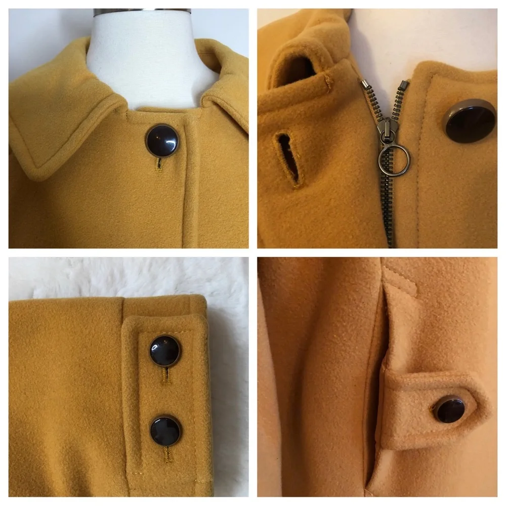 Zara Camel Wool Coat - Picture 7 of 13